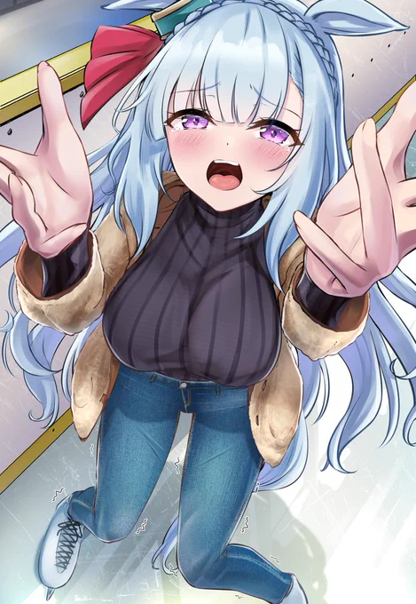 スケートで止まれなくなったアルダン #ウマ娘 