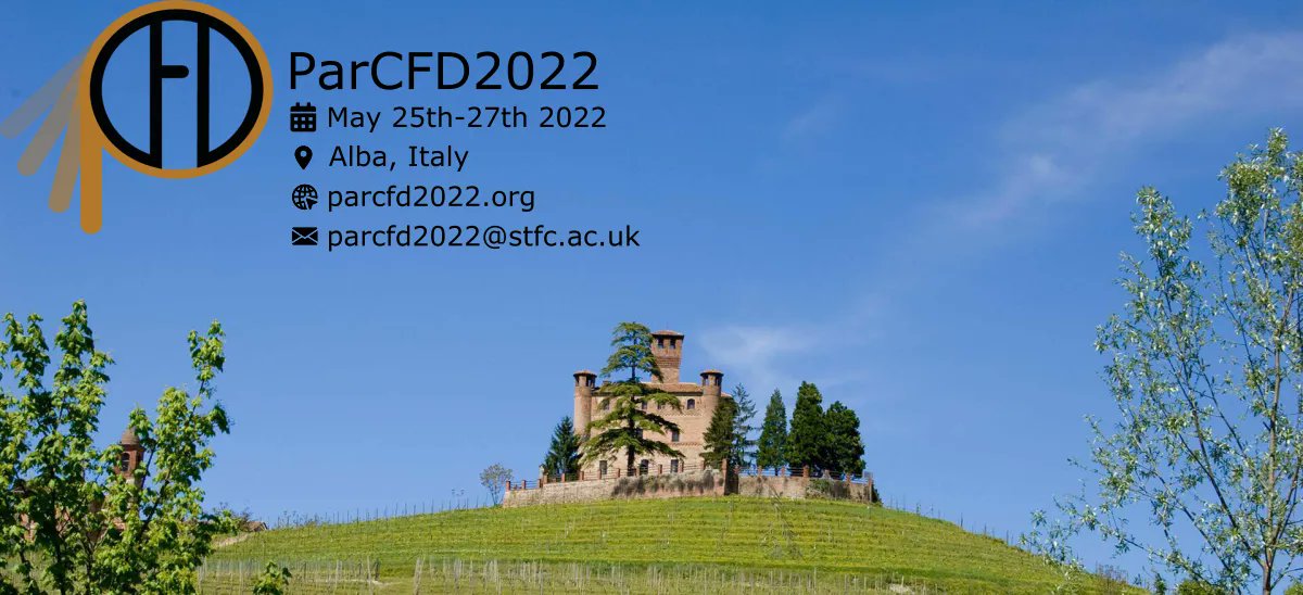 ercoftac's tweet photo. Last chance for abstracts - deadline 27 Feb 2022
 
For the 33rd Parallel Computational Fluid Dynamics International Conference (ParCFD 2022)
 
Find out more here: 

https://t.co/dpciUfRrJi 

#CFD #ParCFD https://t.co/lmm347az99