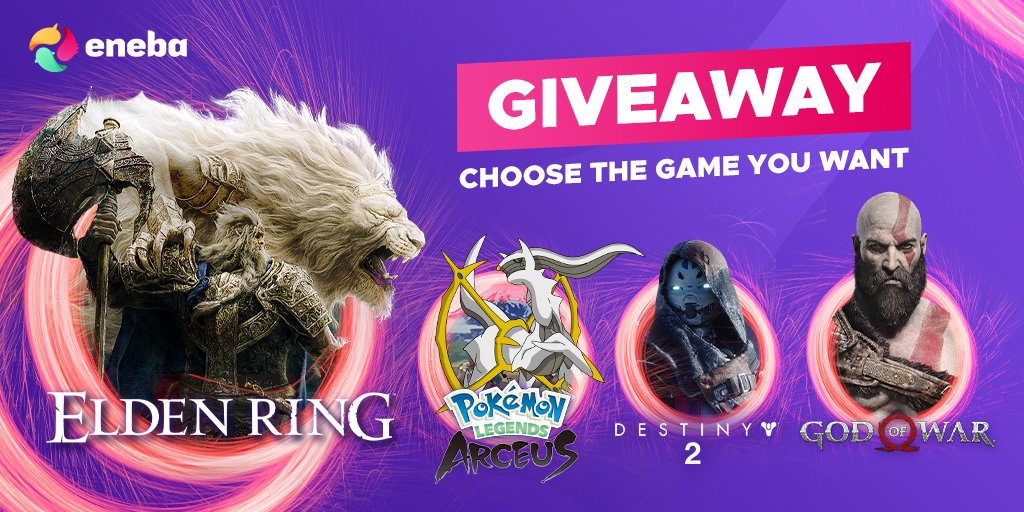 eneba_games's tweet image. 🚨GIVEAWAY🚨

Fancy 100€ to spend on #videogames? 😏 Enter the giveaway with the steps below!

👉 Follow @eneba_games on Twitter
👉 Reply which game would you choose
👉 Retweet this tweet

Participants must complete all of the steps. We will announce the winner on the 28th 🏆