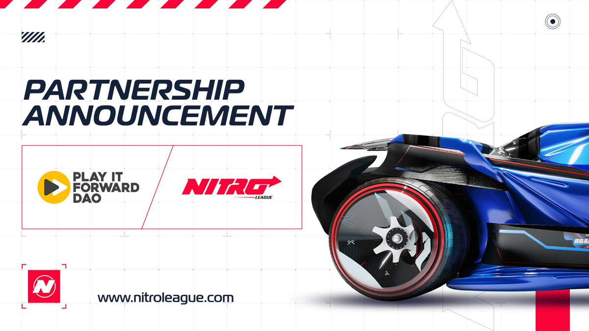 nitroleaguegame's tweet photo. ⚡ Nitro League X PIF
📢 We're delighted to announce our partnership with Play it Forward!
@PIF_DAO will help us empower play to earn guilds. 🔥
👉 More about the partnership: https://t.co/5PWCfXisEO
#NitroGame #NitroRacing #PlaytoEarn https://t.co/oQ2kpzrT0d