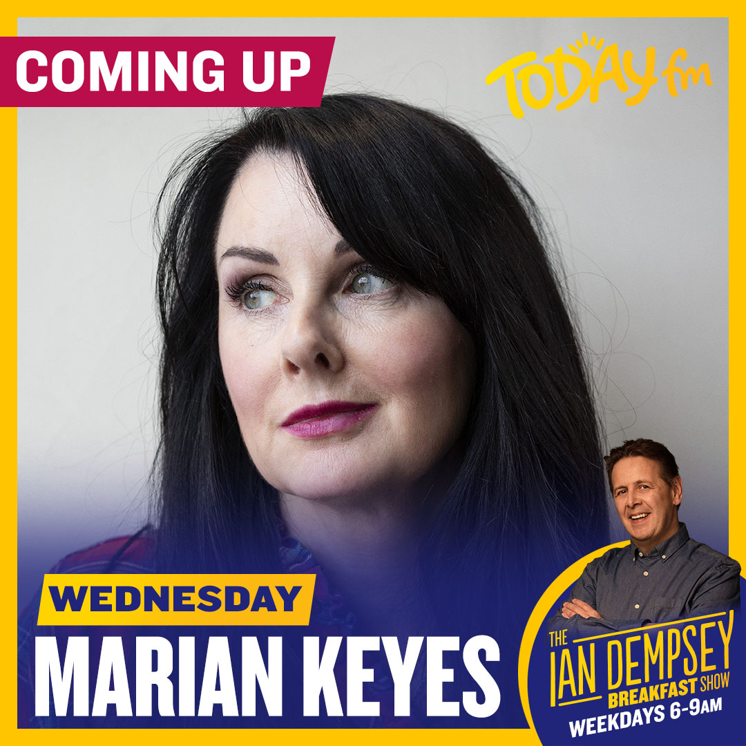 TodayFM's tweet photo. 📣 Coming Up - Marian Keyes 📣

📕Marian joins The Ian Dempsey Breakfast Show to chat her latest book ‘Again, Rachel’ 

Don't miss it, tune in from 6am tomorrow ☕️

@MarianKeyes @IanDempsey
#RachelsBack https://t.co/aFdeP0uucP