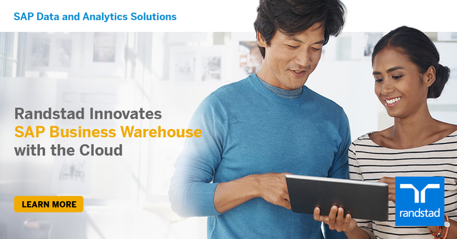 Randstad is moving their SAP Business Warehouse to SAP Data Warehouse Cloud with help from SAP BW bridge – a tool that will let them reuse previous investments, connect to more data sources, and innovate with cloud flexibility. Learn more : bit.ly/33EEZWs