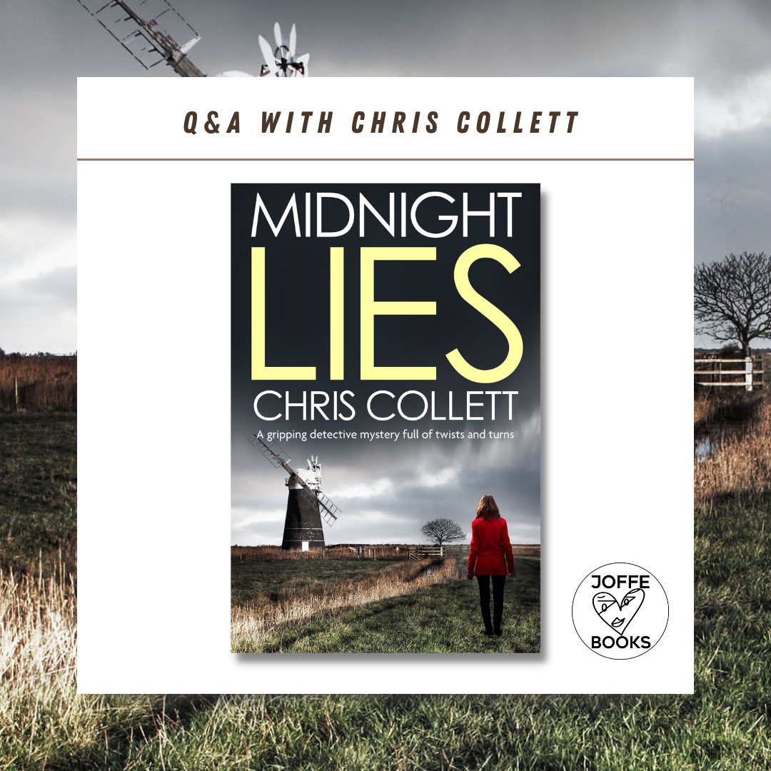 JoffeBooks's tweet photo. Check out our interview with No. 1 bestselling author, Chris Collett (@crime_crow)!

Get MIDNIGHT LIES, her utterly addictive new crime mystery here, for 99p | 99c: https://t.co/4mUFhsEH5j https://t.co/uzt1V7rLi1