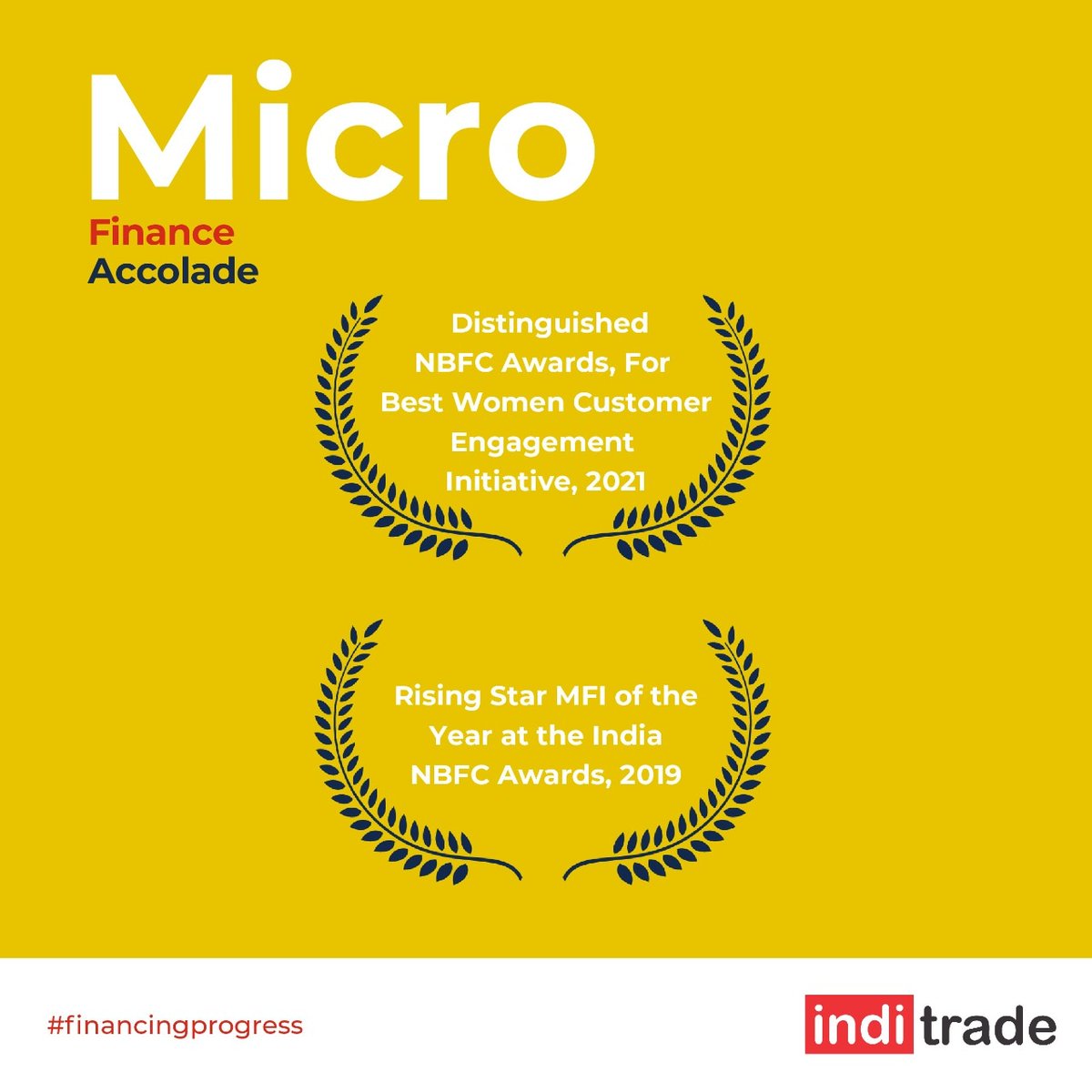 Inditrade's tweet photo. Recognizing honest commitment and effort. #financingprogress #inditrade #microfinance https://t.co/h1JyQi7zYn