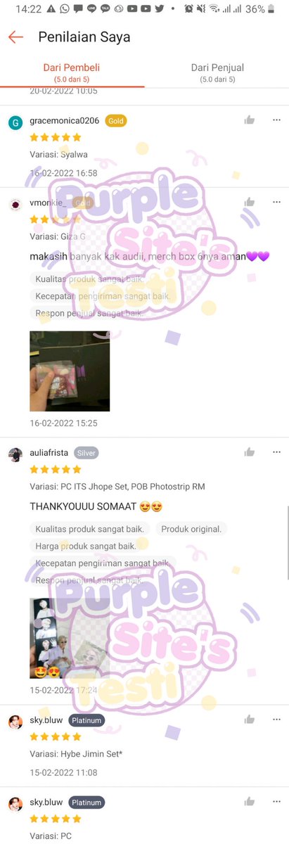 purplesite_'s tweet photo. #Testimoni_PS https://t.co/Wu3RZpzxo0