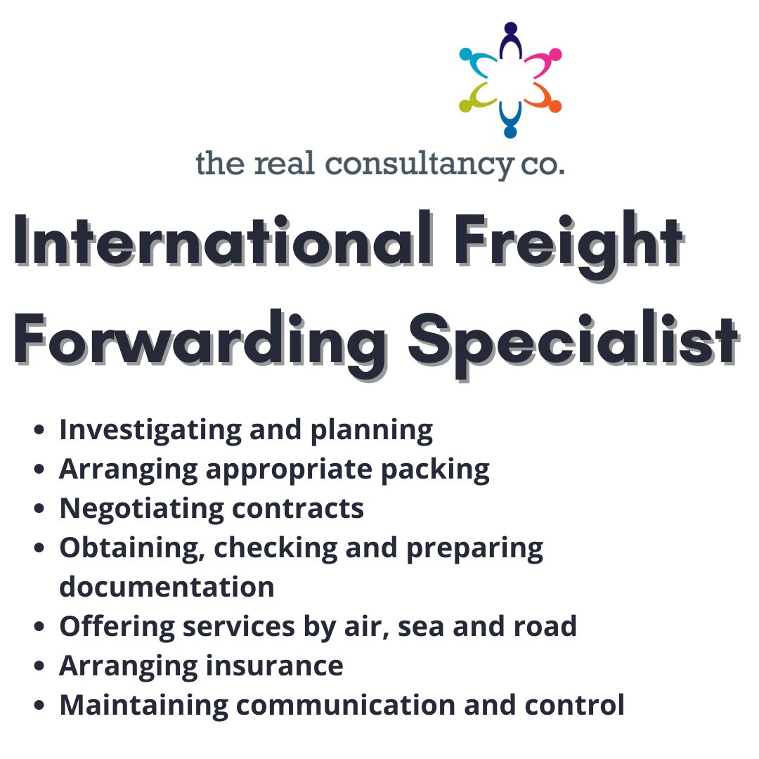 Freight forwarders manage international logistics from door to door, taking care of the export and import documents and business needs.
Do you think you have what it takes?
#International #logistics #transferableskills #personaldevelopment #skills #employer #provider #apprentice