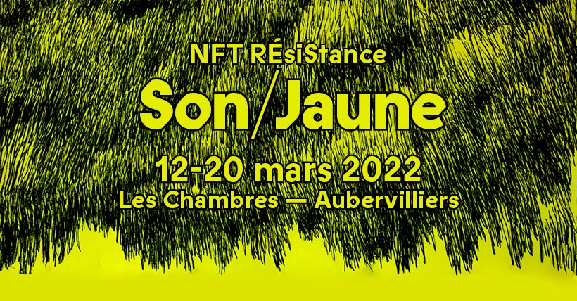 GM💥 SAVE THE DATE 💥 I’m hosting an NFT Event on March 12-20 in Paris 
🔥 Exhibition, music, performance, debate...all about Art &amp; NFT !
😊 Excited to meet you #IRL
🔗 linktr.ee/sonjaunenft
📍Les Chambres, 57 Bd Anatole France, Aubervilliers
#NFTevent #fineartnft #NFTCommunity