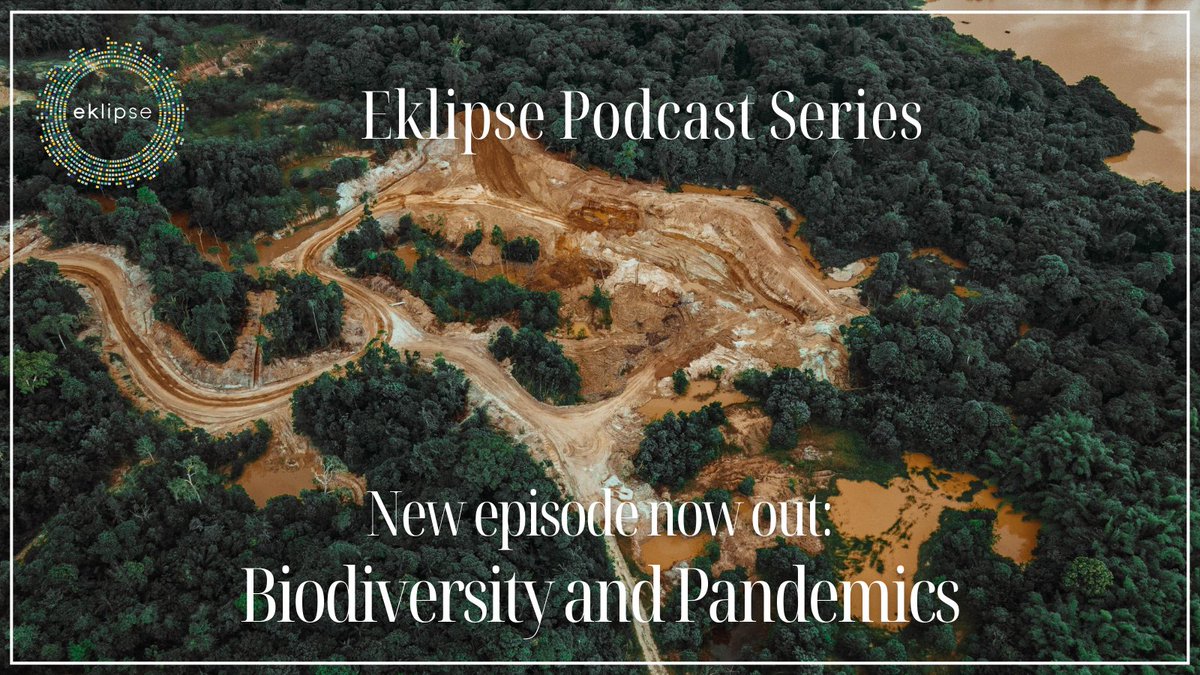 Eklipse_europe's tweet photo. 🎧 Listen to our new podcast and learn more about #Biodiveristy and #Pandemics

Available on @Spotify, @Apple, your usual platform and at https://t.co/kvB9jgTbOn  🎙️
Protection of nature has a crucial role in preventing the emergence of future pandemics. https://t.co/JD63OO4wJq