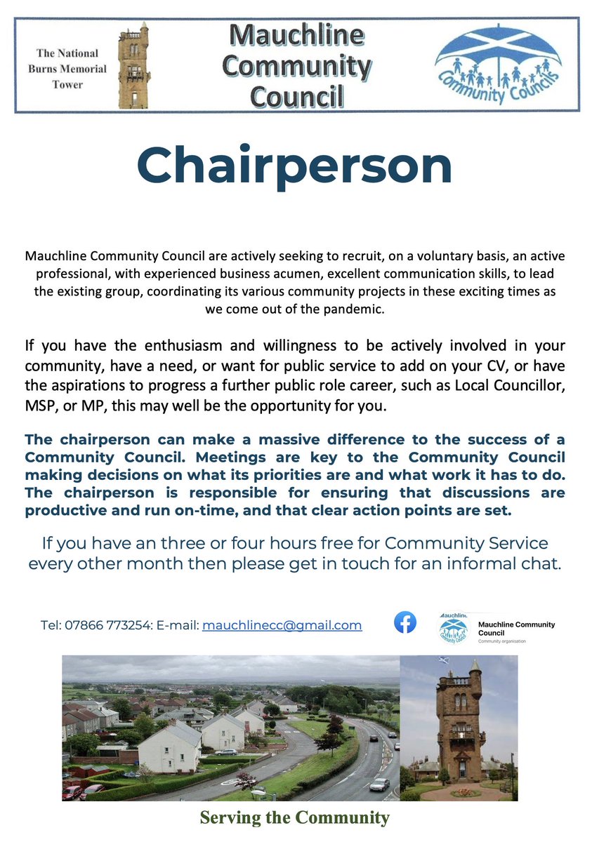 Mauchline Community Council tweet media