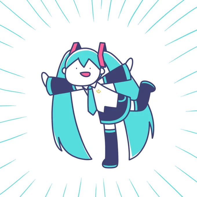 ねこねこしいTLに颯爽と現れる初音ミク 