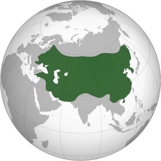 IlvesToomas's tweet photo. Mongolia’s historical borders. 

A nation with deep genetic and cultural ties to Muscovy in all respects. https://t.co/FvB5C3arKD