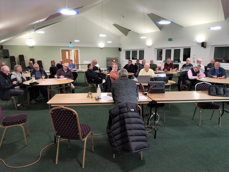A really good turnout for our 2022 AGM in spite of the weather and this wretched covid thing.