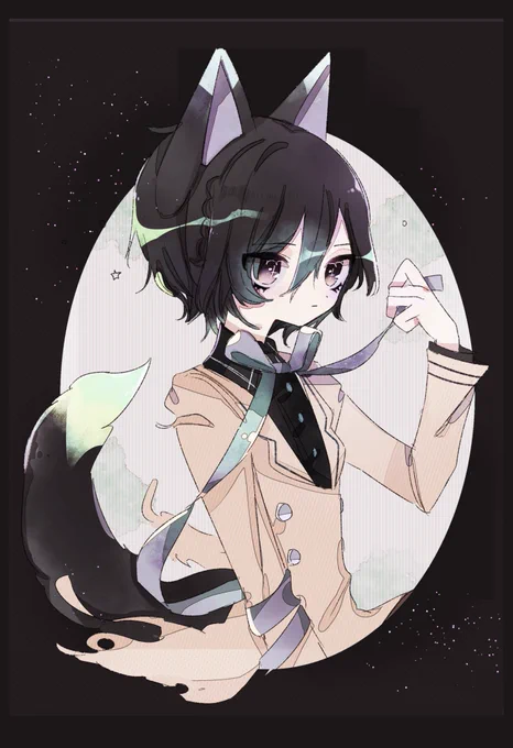 最近上げた猫耳絵です。 #猫の日 #にゃんにゃんにゃんの日
