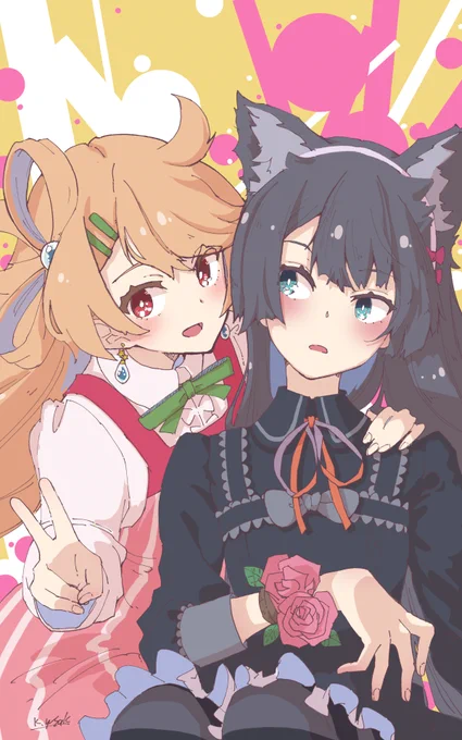#猫の日
#トリィと星のふる島
お仕事絵終わったらゲーム作るぞ 