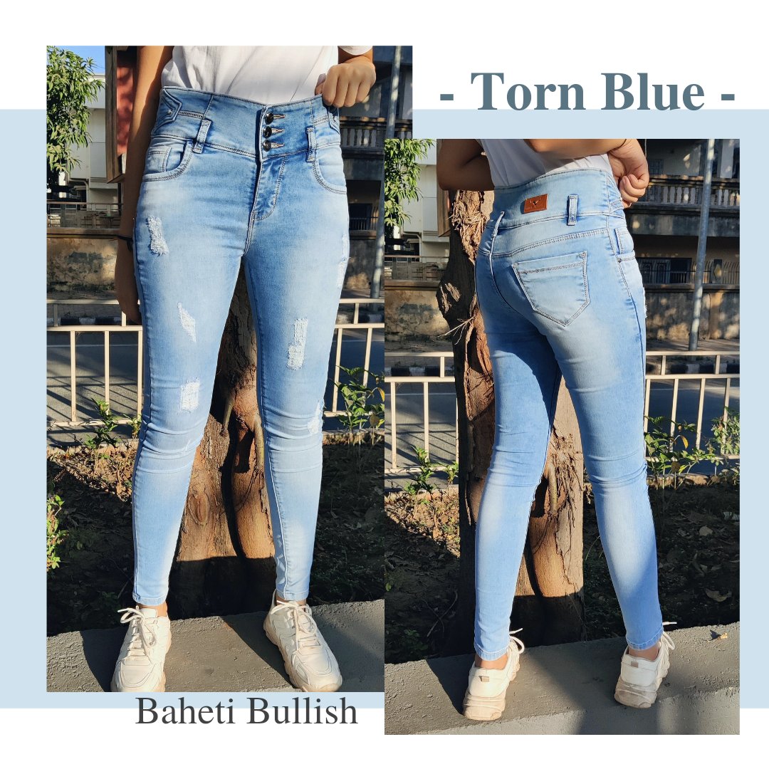 BahetiBullish's tweet photo. BLUEMOOD with @bahetibullish !💙✨
-Available in 2 different colours.🤩
-FREE SHIPPING available on all orders (PAN India).
SHOP NOW!!!
#BahetiBullish #onlybullishwearsbullish #fashion #jeans #narrowfitjeans #bluejeans #distressedjeans #denimjacket #onlineshopping  #womenfashion https://t.co/G2kBPRgP5t