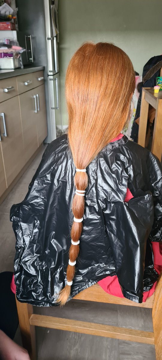 Lucy in Y2 had 40cm of her hair cut off last week, and so far, has raised £445 for the Little Princess Trust <a href="/LPTrustUK/">Little Princess Trust</a>. She is also sending her hair to make a wig. What a fabulous thing to do! #proud