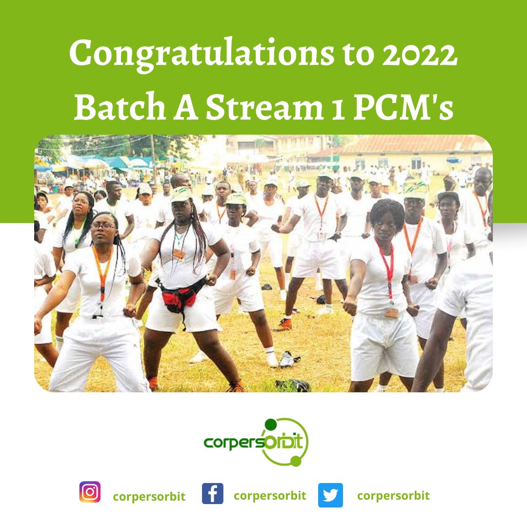 CorpersOrbitNG's tweet photo. From all of us at Corpersorbit, we wish you the best of luck.
If you need help with anything, don't hesitate to contact us by sending a dm to us on any of our social media platform.
Tag a PCM in the comment section π.
.
.
#corpersorbit #corper #nysc #service #pcm https://t.co/GSTzTA3CkF