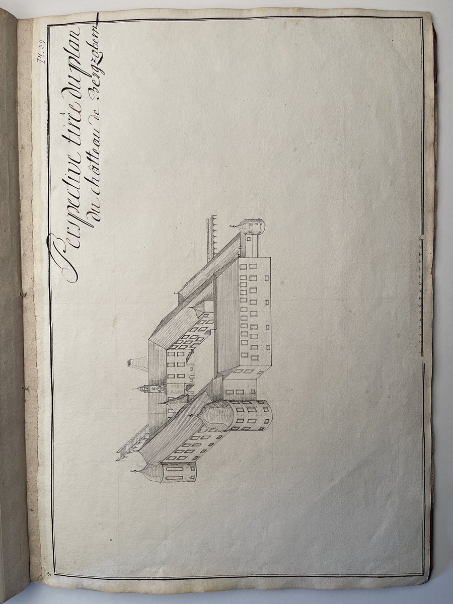 enbmn's tweet image. #aLaRepro un très beau recueil de dessins du XVIIIe ayant appartenu à l'architecte de #Nancy Prosper #Morey proposant plans et vues des résidences de #Stanislas. Notamment Tschifflik à Deux-Ponts