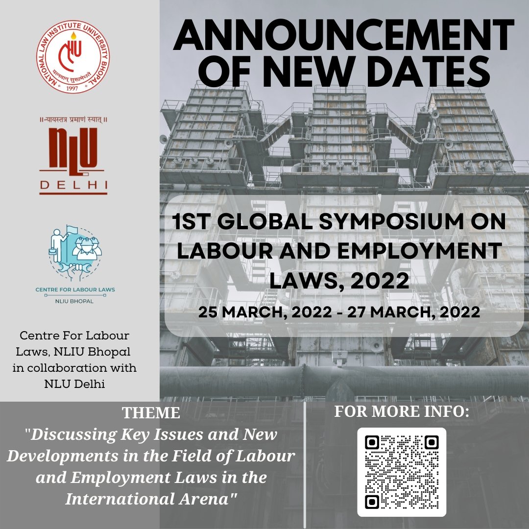 Centre for Labour Laws, NLIU tweet media