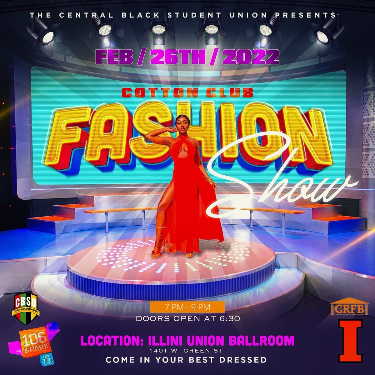 The time has FINALLY come!! Are you as excited as we are!? Please join us for our Annual CBSU Cotton Club Fashion Show this Saturday, February 26th! Tickets are now available through the link in our bio! It is first come, first serve so don't wait to secure your spot! 🧡