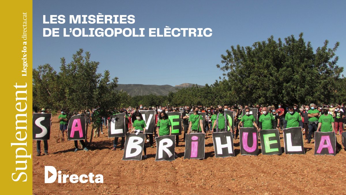 La_Directa's tweet photo. @periferies @laura_escarti @xicotetae @ESFCatalunya @APE_Cat @aeioLuz @NouModEnergetic @NoMatCCastello @AEAgro @sapiensenergia @ecologistespv @ipero_s #EnergiaCapPerAvall | El model energètic actual aboca milers de famílies a la pobresa i posa en perill el territori amb el foment de macroprojectes solars i eòlics en terrenys d’alt valor mediambiental https://t.co/ozxSOZxoPw

✍️@mathiasrodz_ i @laura_escarti 
#SuplementDirecta https://t.co/aMatT985xW