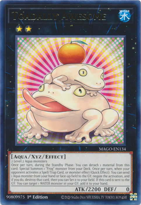DrPapaya's tweet photo. @YGOMasterDuel My boi Toadally Awesome is the best! https://t.co/68adseZrfV