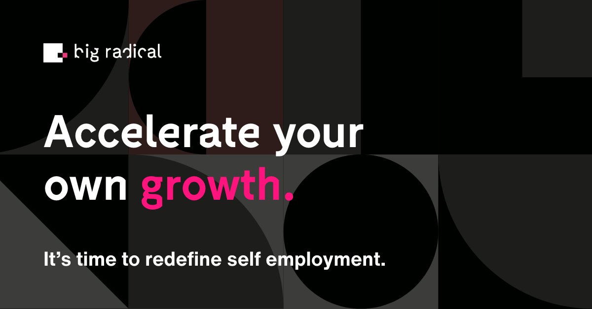 For the self-employed, there is an opportunity to do things radically different...

🌟 Join a team of A-players on a mission to redefine the future of self-employment and accelerate their own growth

Introducing Big Radical --≥ etchuk.co/3LQlHyA