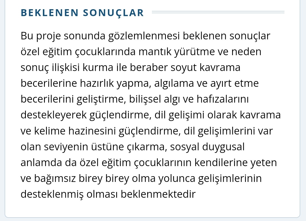 OzelBilim's tweet photo. Özel Eğitimde Bilim projesinde beklenen sonuçlar nelerdir? #eTwiningTurkey #eTwiningproject https://t.co/eitZn259wQ