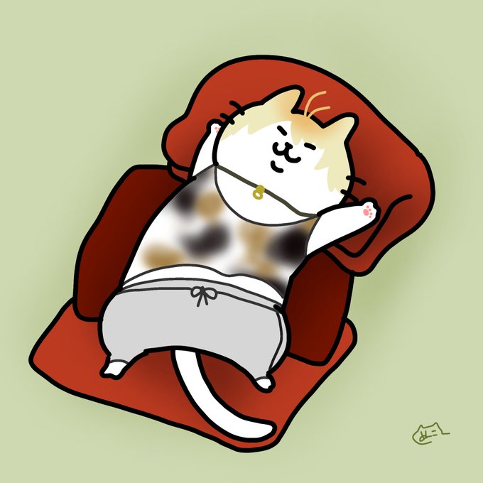 「猫 ストレッチ」のTwitter画像/イラスト(人気順)