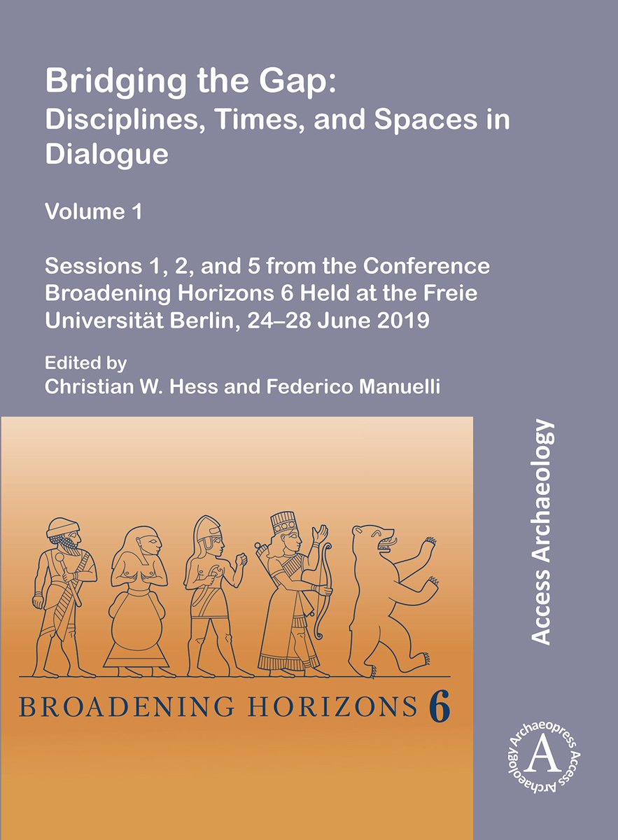 eva_goetting's tweet photo. Find the complete publication 'Bridging the Gap: Disciplines, Times &amp; Spaces in Dialogue – Vol. 1' (Broadening Horizons 6) ed. Christian W. Hess &amp; Federico Manuelli @6_horizons #openaccess @Archaeopress here 👇Thank you to our great editors!
https://t.co/WVdpHVJu1s https://t.co/CNJOMDThKi