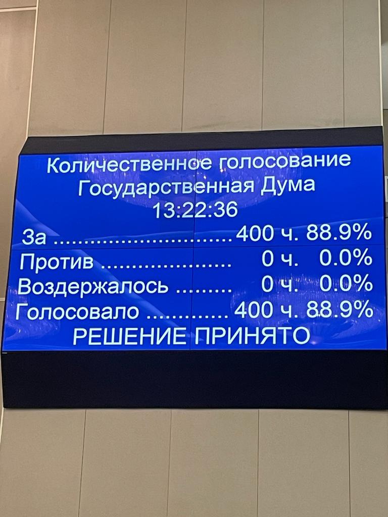 Договоры о дружбе с республиками Донбасса поддержаны единогласно