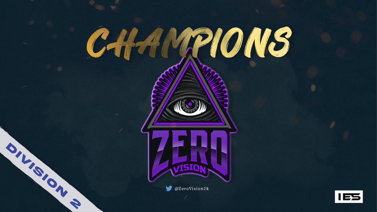 🏆 𝐃𝐈𝐕𝐈𝐒𝐈𝐎𝐍 𝟐 𝐂𝐇𝐀𝐌𝐏𝐈𝐎𝐍𝐒 - <a href="/ZeroVision2k/">Zero Vision</a>

PG: <a href="/kBabsk_/">kBabs</a> - MVP
SG: <a href="/KrispyZeed/">Krispy</a>
SF: <a href="/TITORR_/">TITOR</a>
PF: <a href="/Cansin2K__/">Cansın Gönenç</a> 
C: <a href="/Zeitgeist2k_/">Zeitgeist 🇹🇷</a> 

Congrats on reaching this milestone within one season of competing in the European 2K scene!

📍Playoffs Bracket: 2k-ies.com/january-divisi…