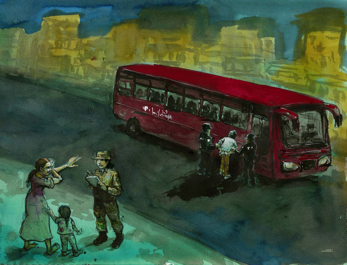 Die olympischen #Winterspiele in #Peking sind seit Sonntag vorbei, die #Menschenrechtsverletzungen in China gehen weiter. Ließ dazu unsere Zeitpunktgeschichte auf amrand.at.

Illustration: Molly Crabapple für Amnesty International