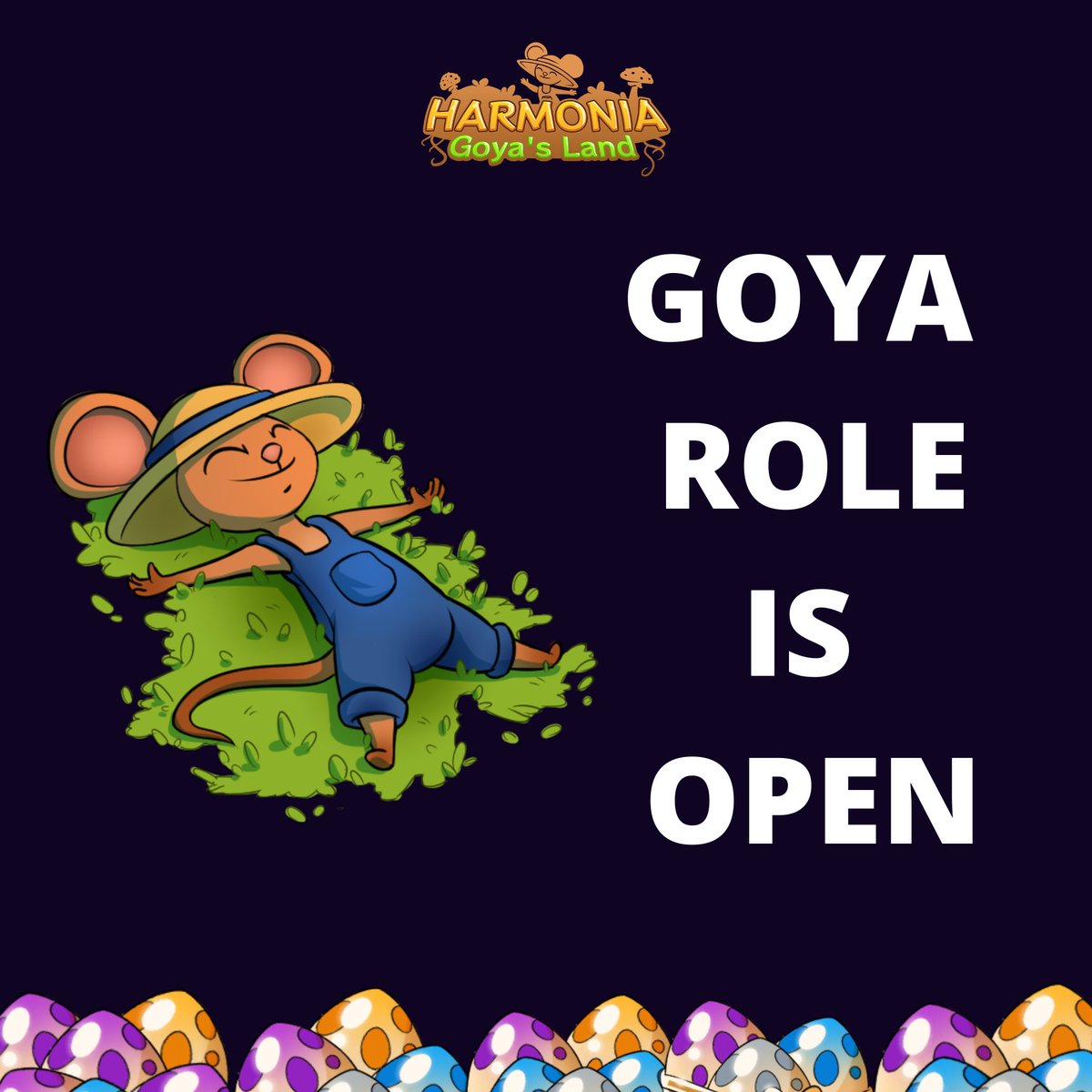 If you didn't cope one of our WL passes, don't worry we got you covered, join our Discord -link in bio- to get the Goya role and try your luck on our next presale 🔥

Quick reminder: 

23rd 3pm CET: presale for WL holders with 20min reset
23rd 4pm CET: presale open for Goya role