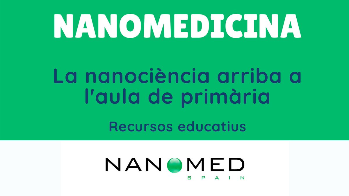 eduscopi's tweet photo. 🟢#ProjectesEduscopi:
La #nanociència arriba a les aules de primària!
👉De la mà de @NanomedSpain, i amb la participació d'#Eduscopi, el professorat té al seu abast recursos educatius per introduir ni més ni menys que la #nanomedicina a les classes
ℹ️https://t.co/P8dbomSdKe https://t.co/9uPReW5xAx