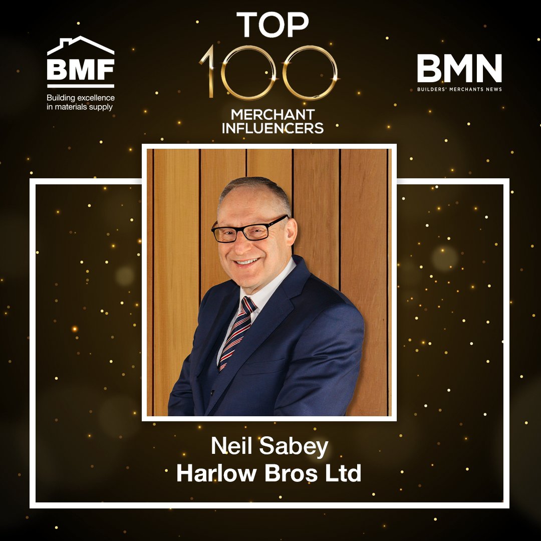 Our next Builders Merchants Federation (BMF) and <a href="/BMerchantsNews/">Builders' Merchants News</a> (BMN) Top 100 Merchant Influencer nominee, is Neil Sabey, Managing Director at <a href="/HarlowBros/">Harlow Bros</a>. This is what he said on the nomination: (1/3)