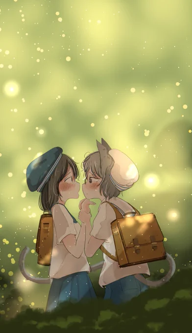 猫の男の子と人間の女の子のラブストーリー。
#猫の日 
