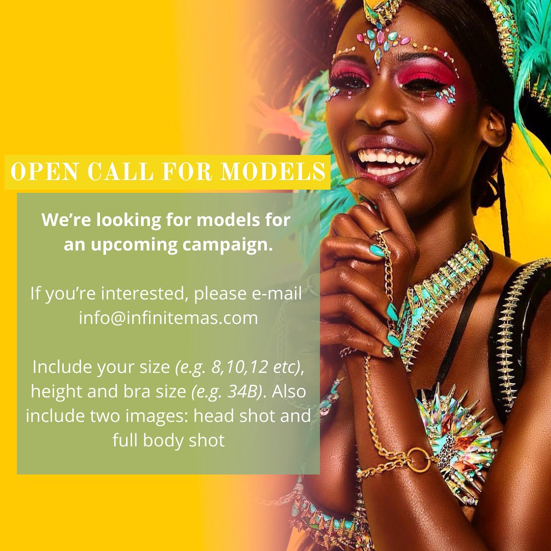 InfiniteMasIntl's tweet photo. 🗣 OPEN CALL FOR MODELS!! https://t.co/1VhVHB7evn