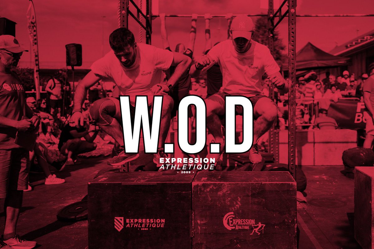 ExpressionAthlt's tweet image. W.O.D de notre programmation pour les affiliés, disponible sur notre site internet
expressionathletique.com

Every minute on the minute for 18 minutes complete:
1-45&quot;35 Du + X box jump over
2-12/9 cal row + X Toes To Bar
3-12 Dumbell Hang Clean &amp;amp; Jerk 22,5/15
