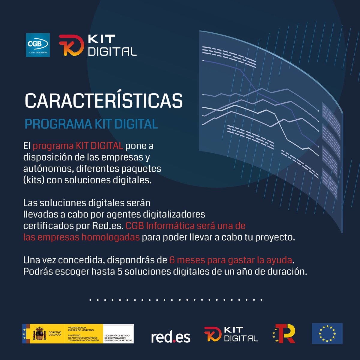 ✔ #KitDigital ofrece soluciones para ayudar a autónomos, microempresas y pequeñas empresas en su proceso de transformación digital.

🔹 En #CGBinformatica te ayudamos en el proceso para realizar la solicitud.

🔗 Os dejamos el enlace con toda la info
kitdigital.cgbinformatica.com