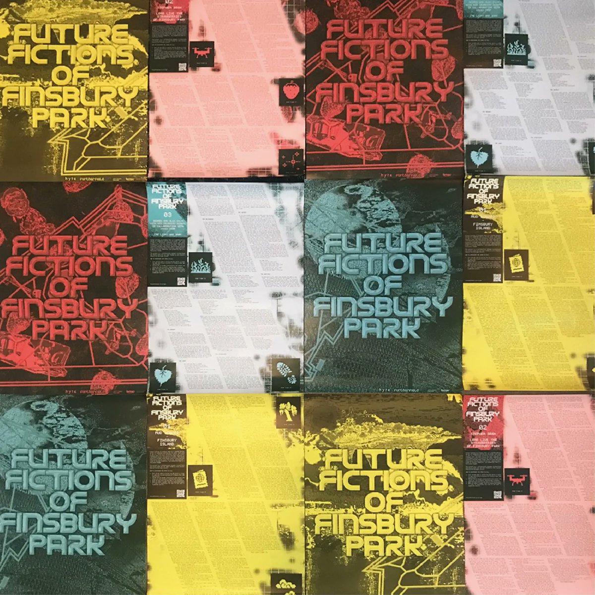 furtherfield's tweet photo. #futurefictions of #finsburypark #scifi #AR #zines tell stories of imagined Finsbury Parks of the future + when scanned w/ smartphones reveal hidden layers of storytelling - get your free copies now https://t.co/4CqsVOJSZe by @newschoolmasc @OramStephen @dezziiee_ @studiohyte https://t.co/qIVw2baD9y