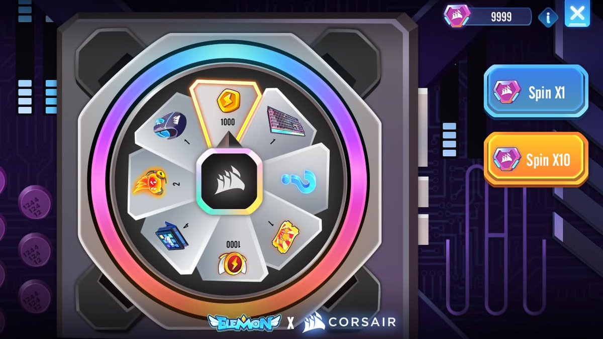 🔥CORSAIR LUCKY WHEEL - CORSAIR LAND'S UNIQUE FEATURE🔥

☄️Inspired by the cooling fans in computer hardware, our talented devs've designed a very special but equally friendly gadget called Corsair Lucky Wheel

❓Which🎁do you expect from this Lucky Wheel? Leave a comment below😉