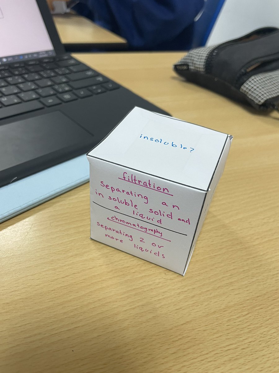 JESSScienceDept's tweet photo. Y7 students have been revising Chemistry, by creating revision cubes! #JESSYr7 #JESSChemistry #JESSRevision #becreative https://t.co/kapA8sbta9