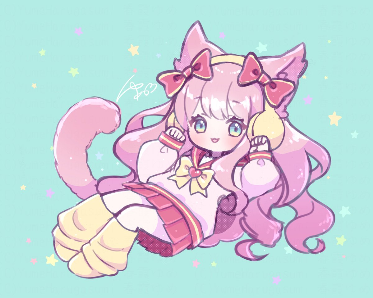 yumenicorn's tweet photo. 🐱🎀💕
#猫の日 #猫の日イラスト #絵描きさんと繋がりたい #冬の創作クラスタフォロー祭り https://t.co/IngIhIoWel