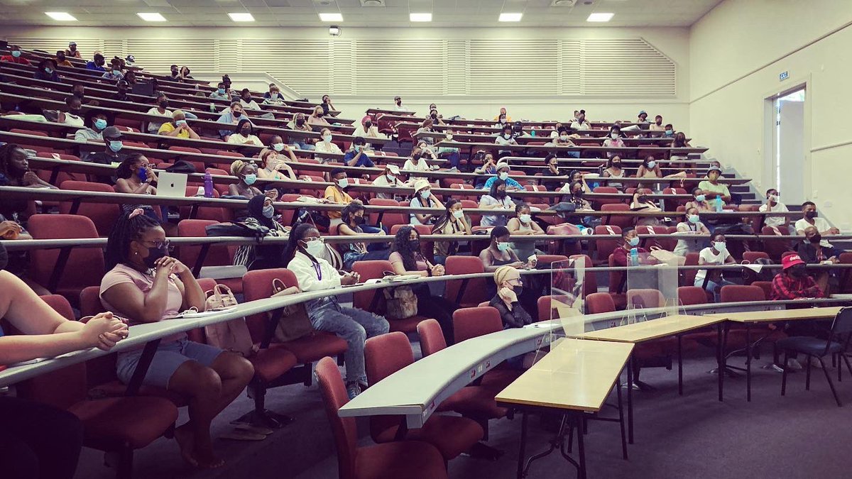 Rhodes_JMS's tweet photo. We had a successful #Journ1 class yesterday making use of @Rhodes_Uni new #hyflexsystem - teaching face-to-face and online #whatstorieswillyoutell #jms2022 #jms50 https://t.co/Krf2P3uTt6