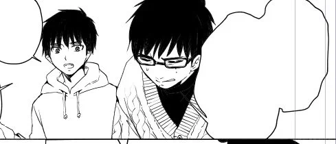 今は中卒〜の原稿と、合間に遊びでサラ雪描いたりしてます。雪男くん描くの久しぶり〜⛄️ 