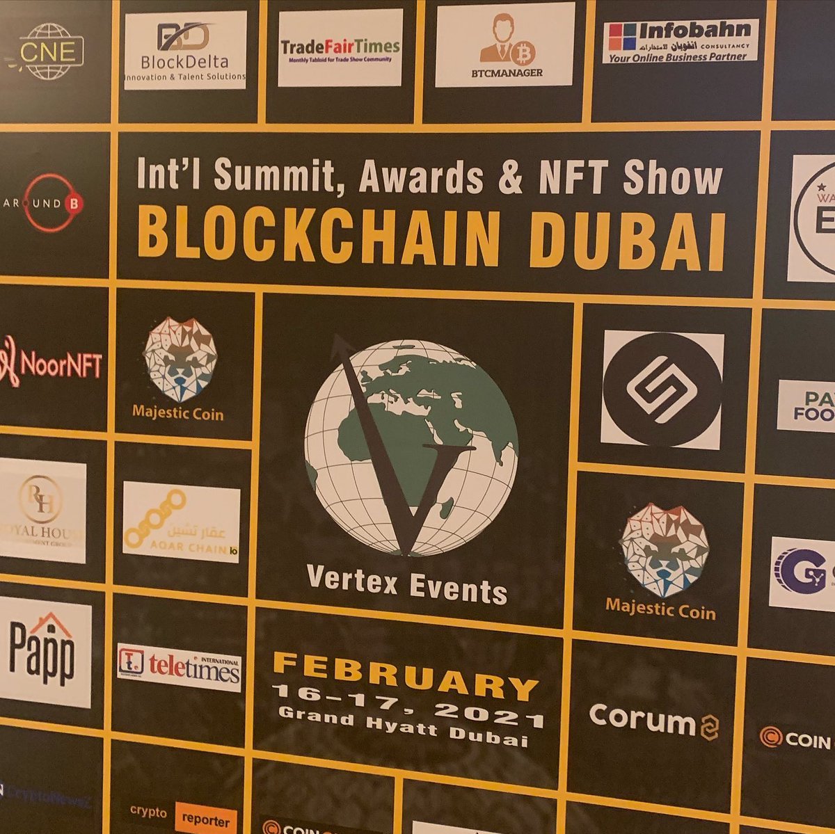 balrajsingheth's tweet photo. Blockchain Summit Dubai 2021 #blockchainevent #dubaiblockchain #dubaiblockchain https://t.co/l2qkbQYPAY