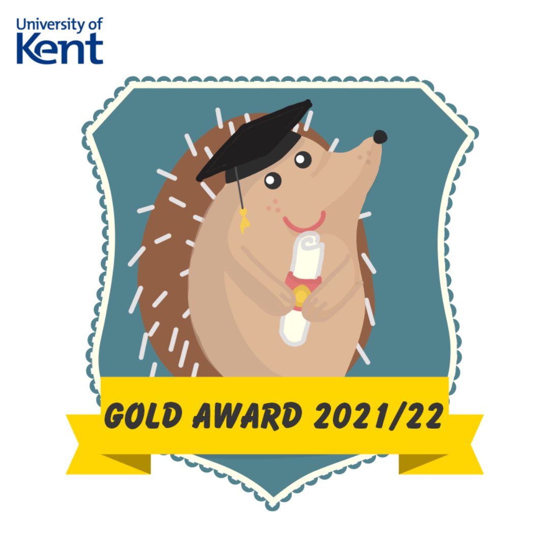 The University of Kent is now a Gold award Hedgehog Friendly Campus! Read all about what being a Hedgehog Friendly Campus means, and what comes next on our website 🦔🌱