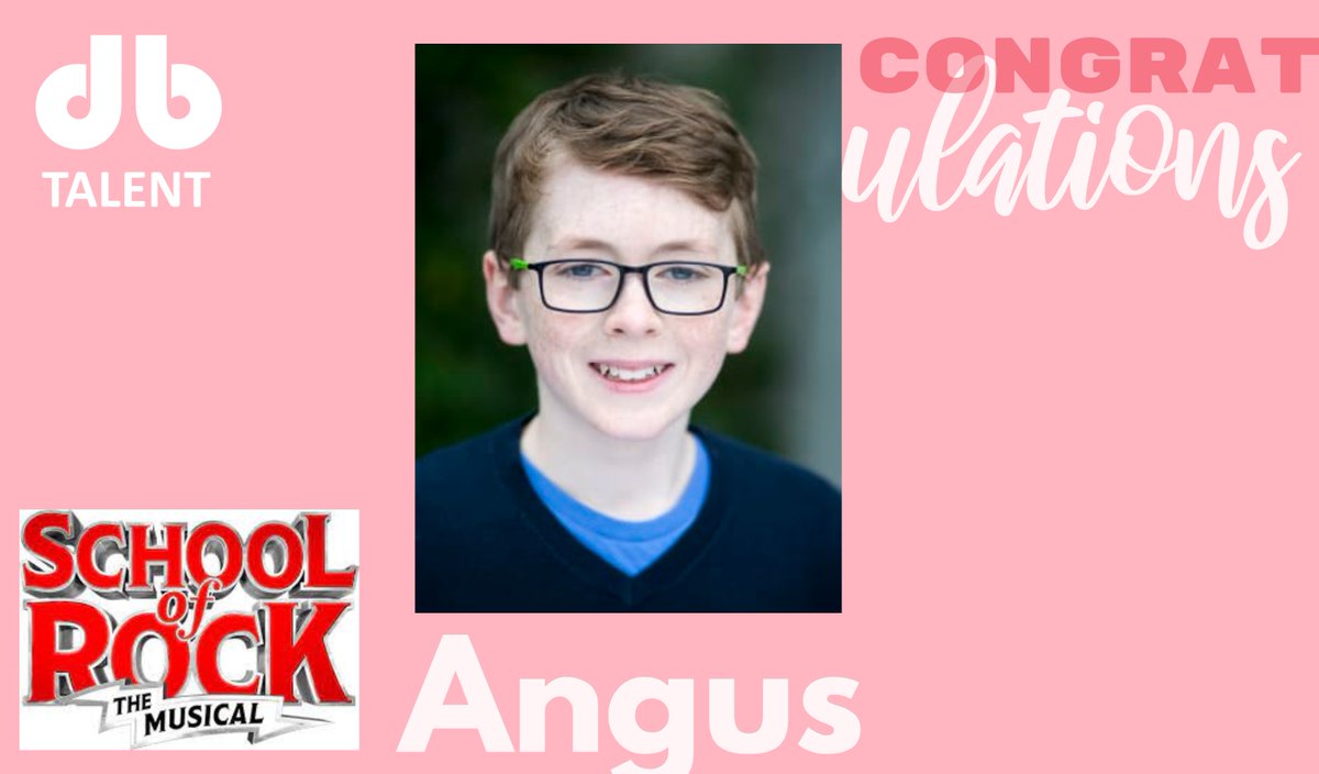 Rosie DeeBossTalent (@rosiedeeboss) on Twitter photo A big congratulations to Angus, whose contract has been extended for another 6 months with the UK and Ireland Tour of School Of Rock #Teamdb #Agents #Actor  #Musician #Bookedit #Extension #Theatre #Tour #UK #Ireland #SchoolOfRock #SoR <a href="/ConnieDeeBoss/">Connie DeeBossTalent</a> @LillyDeeBoss <a href="/DeeBossTalent/">Dee Boss</a> A big congratulations to Angus, whose contract has been extended for another 6 months with the UK and Ireland Tour of School Of Rock #Teamdb #Agents #Actor  #Musician #Bookedit #Extension #Theatre #Tour #UK #Ireland #SchoolOfRock #SoR <a href="/ConnieDeeBoss/">Connie DeeBossTalent</a> @LillyDeeBoss <a href="/DeeBossTalent/">Dee Boss</a>