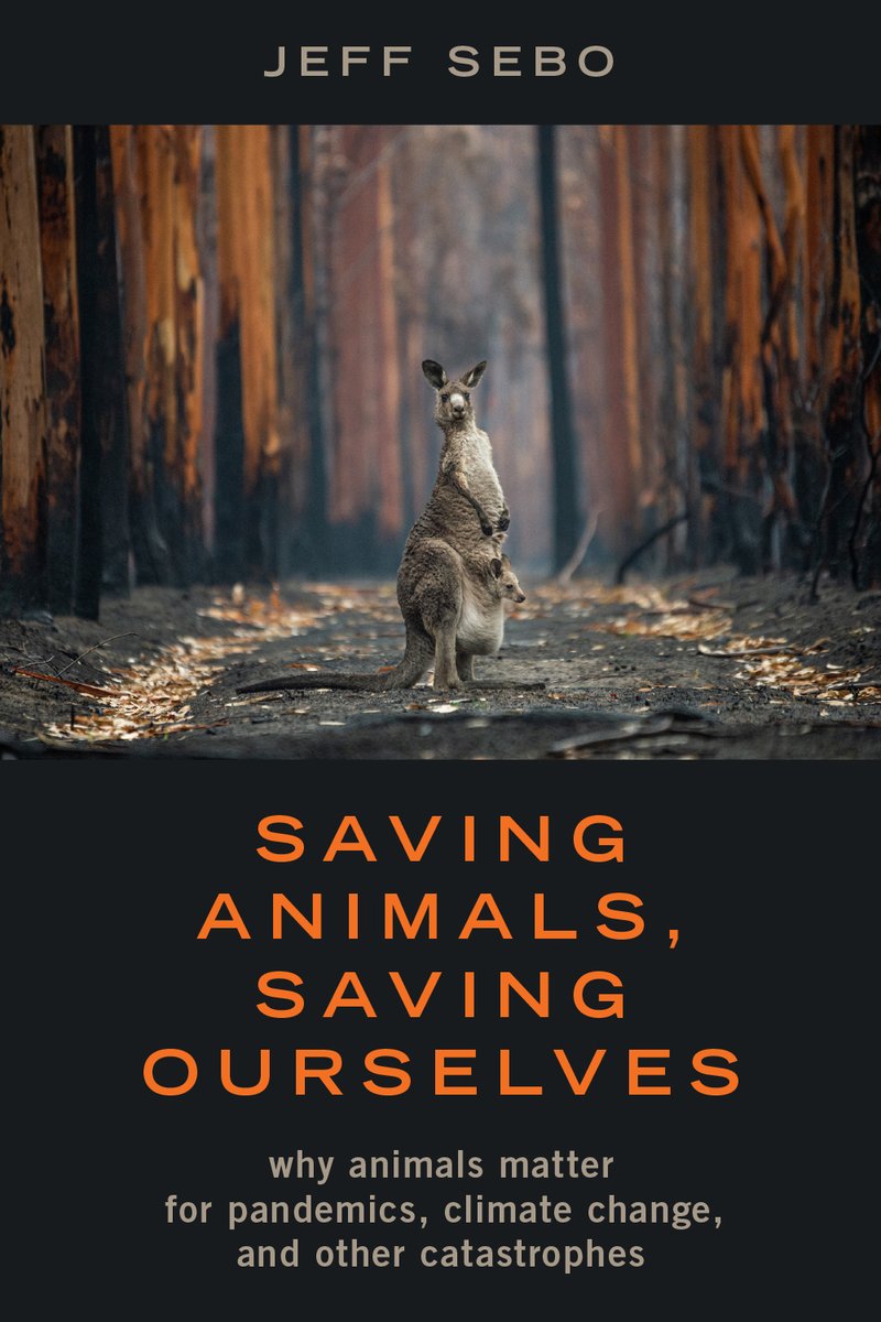 Today is the official U.S. release of Saving Animals, Saving Ourselves!

Animals matter for pandemics, climate change, and other catastrophes, and these catastrophes also matter for animals. This book examines the science, ethics, and politics of these relationships. 1/10